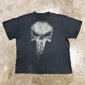 Y2K Marvel Mad Engine The Punisher tee Size‎ XL